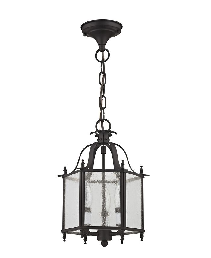 Livex - Livingston 3-Light 13.75" Convertible Mini Pendant/Ceiling Mount