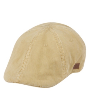 Epoch Hats Company Angela And William Duckbill Ivy Cap With Stitching In Khaki