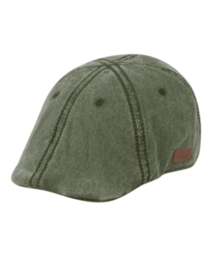 Epoch Hats Company Angela And William Duckbill Ivy Cap With Stitching In Olive