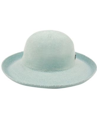 Angela & William Wide Brim Sun Bucket Hat with Roll Up Edge