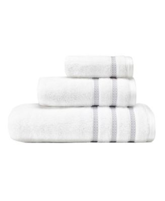 Vera Wang Textured Trellis 3-Pc. Towel Set - Macy's