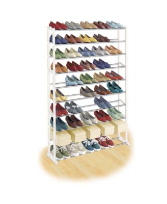 Lynk - 50 Pair Shoe Rack - 10 Tier - Shoe Shelf Organizer