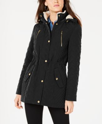 petite hooded fleece jacket