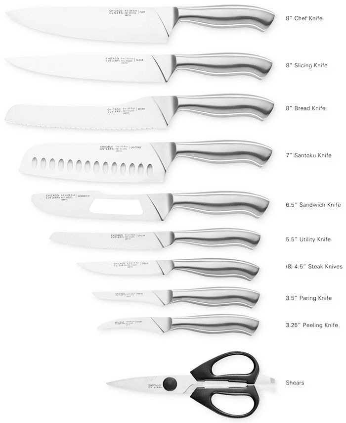 Chicago Cutlery Chicago Insignia 2 18 Piece Cutlery Set - Macy's