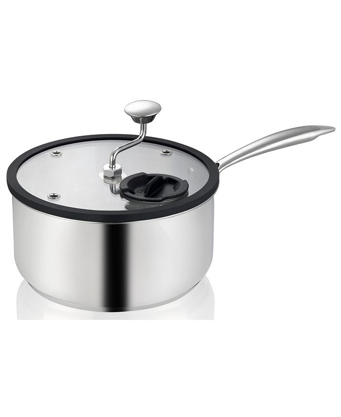 Ozeri Zippy Popcorn and Snack Maker in Nonstick Stainless Steel, 5.5 Qt