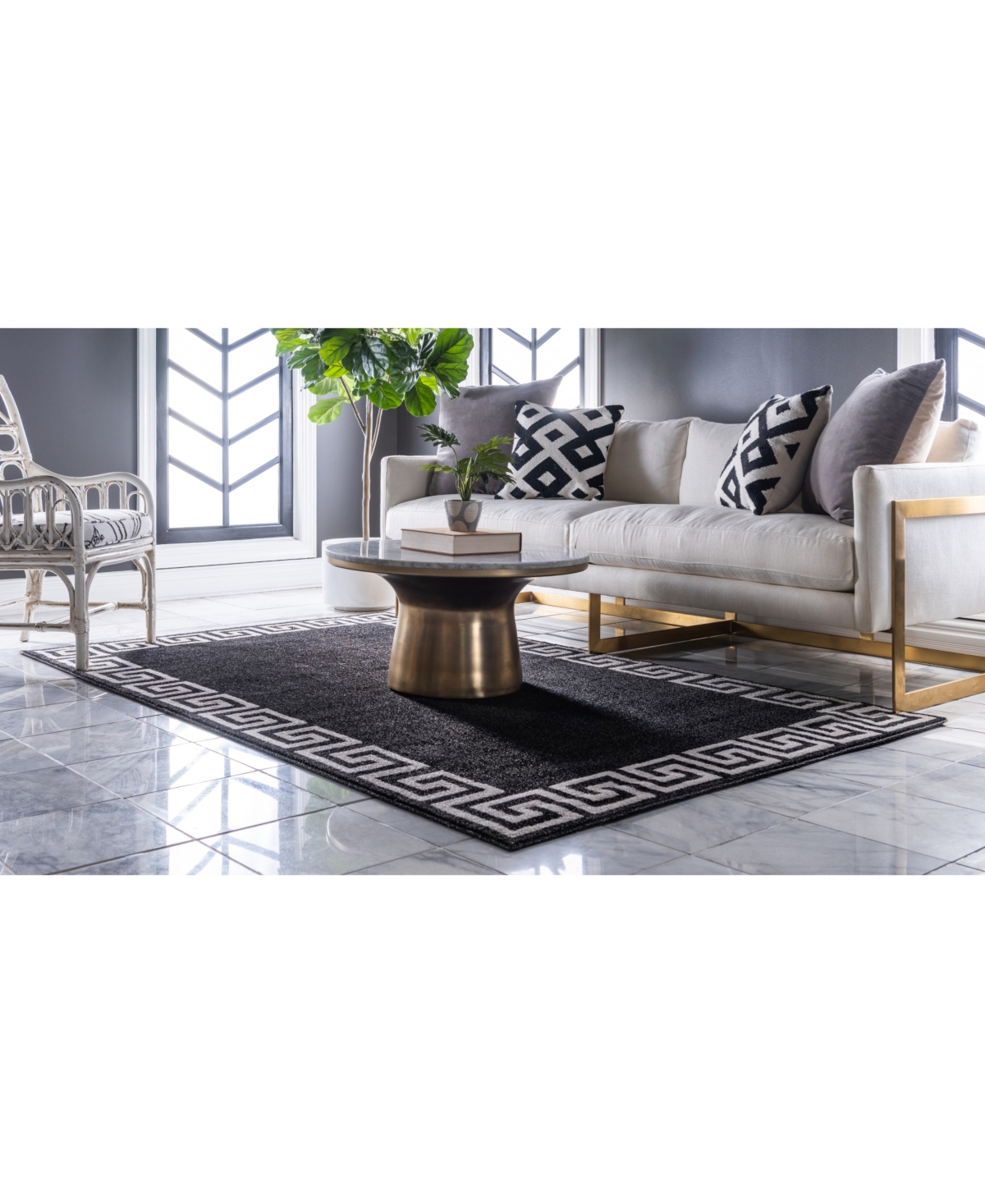 Bayshore Home Anzu Anz2 10' Area Rug