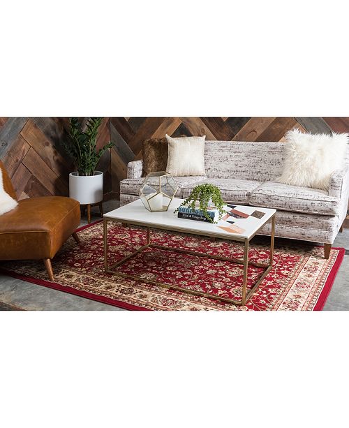 Bridgeport Home Arnav Arn1 Burgundy 8 X 10 Area Rug Reviews Rugs Macy S