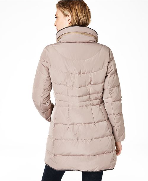 Cole Haan Faux Fur Lined Down Puffer Coat Reviews Coats