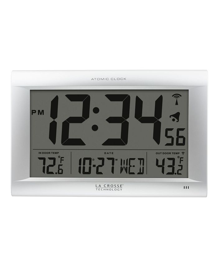 La Crosse Technology Large Digital WWVB clock with Outdoor Temperature