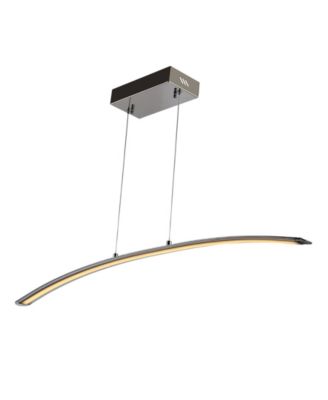 Roxanna 41.5" Dimmable Adjustable Integrated LED Metal Linear Pendant