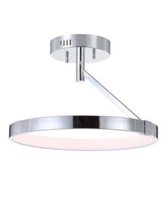 Owen 17.5" Dimmable Integrated LED Metal Semi-Flush mount