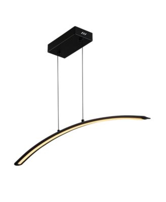 Roxanna 41.5" Dimmable Adjustable Integrated LED Metal Linear Pendant