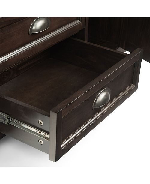 Simpli Home Burlington TV Stand & Reviews Furniture Macy's