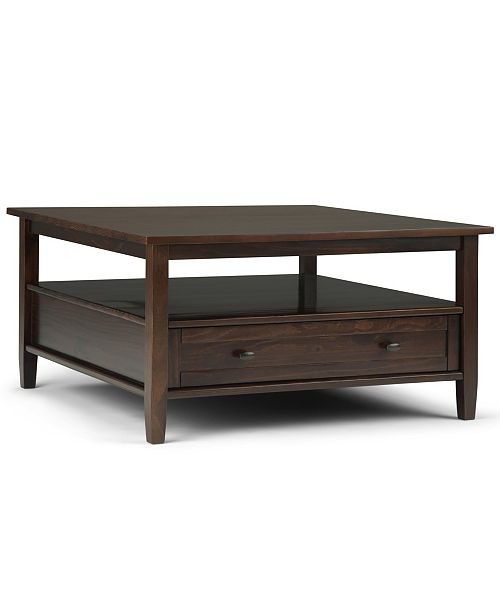 Simpli Home Warm Shaker Coffee Table Reviews Furniture Macy S