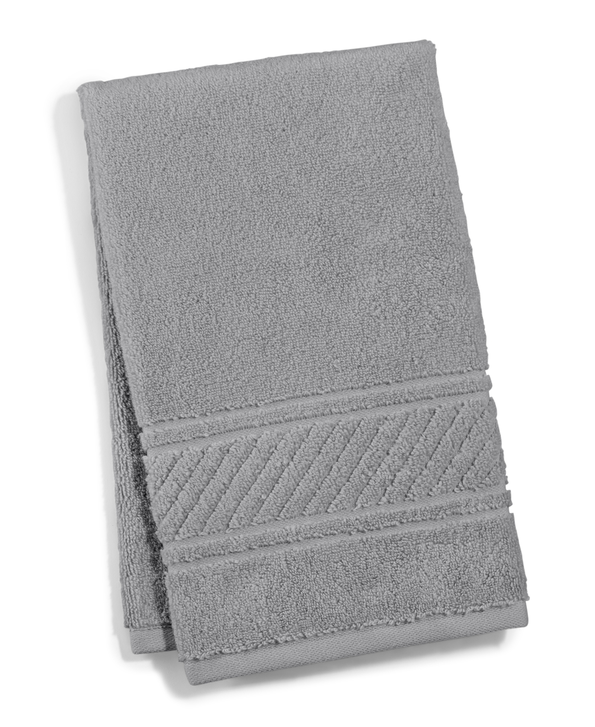 Martha Stewart Collection Spa 100% Cotton Hand Towel, 16" X 28", Created For Macy's In Mourning D