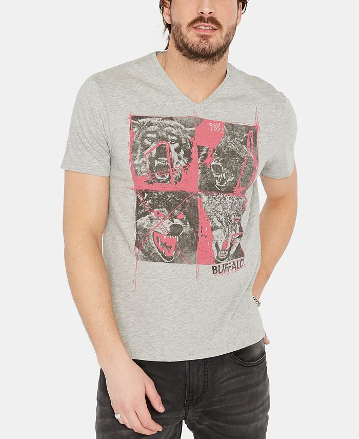 Buffalo David Bitton Men's Tiflora Graphic T-Shirt & Reviews - T-Shirts ...