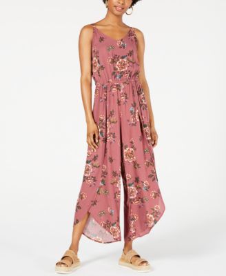 macys jumpsuit red