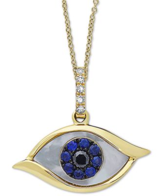 14k Gold Pearl Evil Eye 18 14k Gold Pearl Evil Eye 18