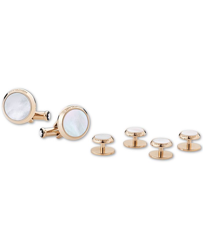 Montblanc Men's MotherofPearl Cuff Links & Tuxedo Studs Macy's