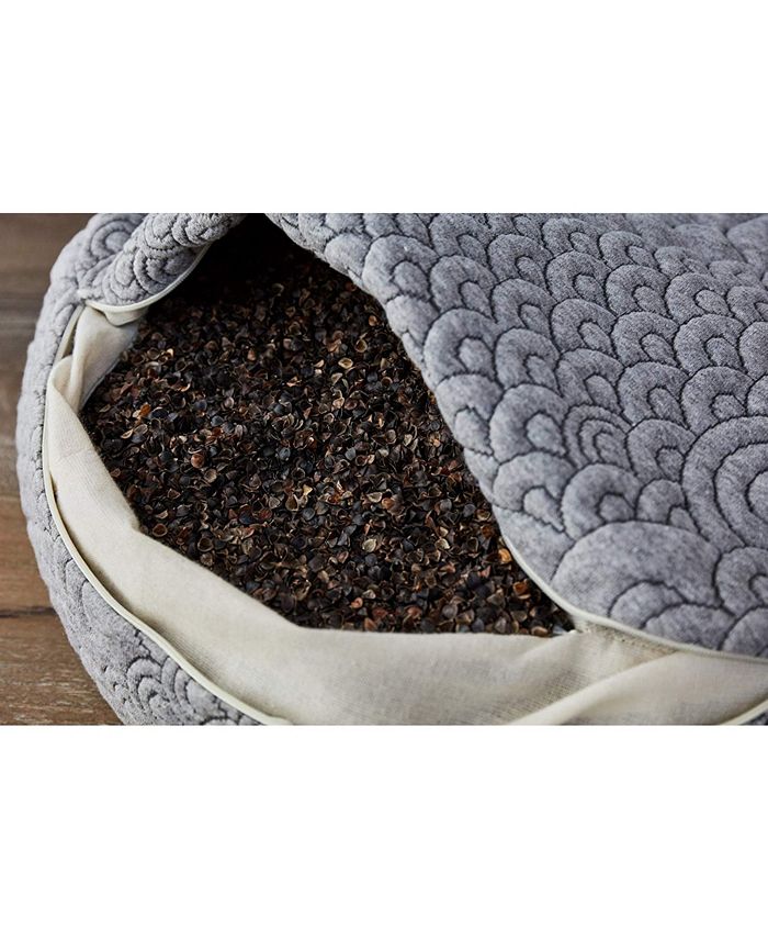 Brentwood Home Crystal Cove Buckwheat Filled Yoga Bolster Pillow Macy's