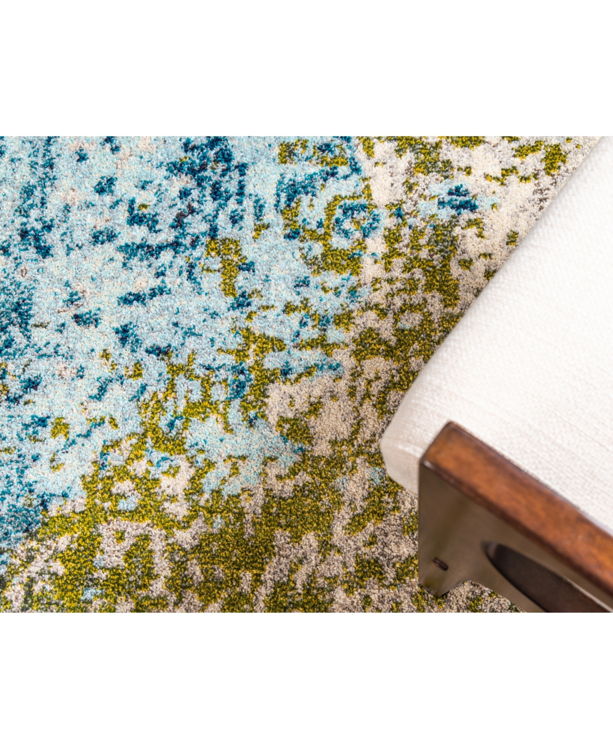 Bayshore Home Newwolf New2Area Rug - Blue