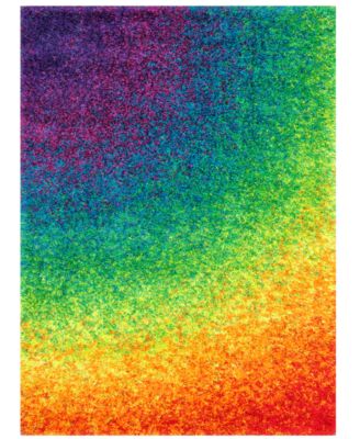 Loloi II - Area Rug, Barcelona Shag BS01 Rainbow 7'7" x 10'5"
