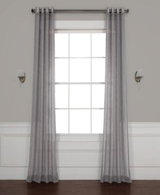 Grommet Solid Sheer 50" x 96" Curtain Panel