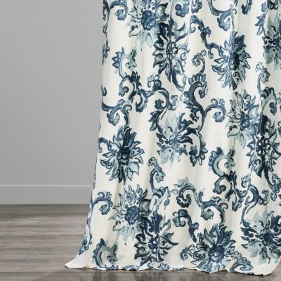 Floral Printed Cotton Room Darkening Curtain