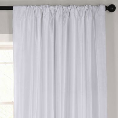 Vintage Textured Faux Dupioni Silk Blackout Curtain