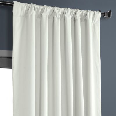 Solid Cotton Hotel Blackout Curtain