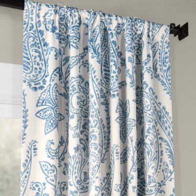 Tea Time Floral Room Darkening Curtain