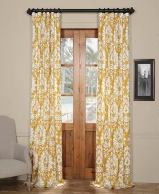 Lacuna Printed Cotton Twill 50" x 120" Curtain Panel