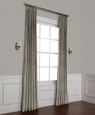 Heritage Plush Velvet Room Darkening Curtain