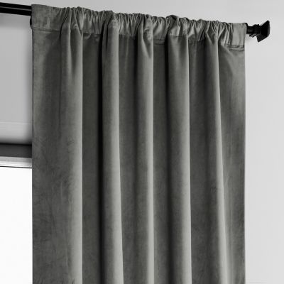 Heritage Plush Velvet Room Darkening Curtain