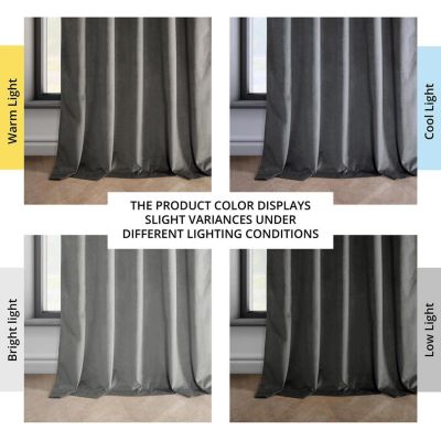 Heritage Plush Velvet Room Darkening Curtain
