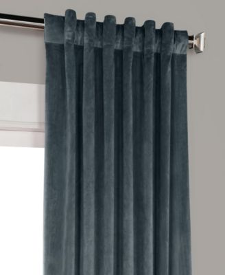 Heritage Plush Velvet Room Darkening Curtain