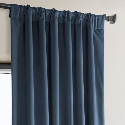 Heritage Plush Velvet Room Darkening Curtain