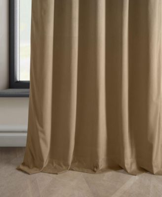 Heritage Plush Velvet Room Darkening Curtain