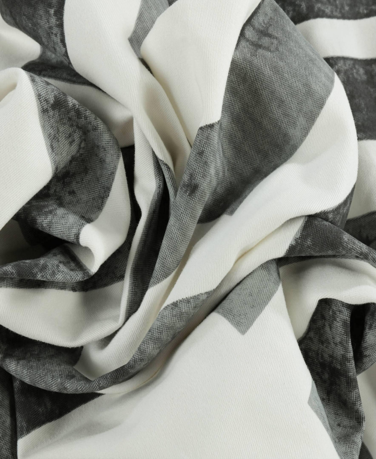 Half Price Drapes Mecca Steel Geometric Printed Cotton Room Darkening Curtain