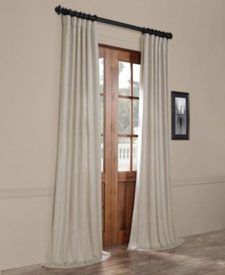Heavy Faux Linen Curtain