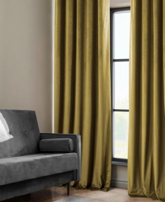 Heritage Plush Velvet Room Darkening Curtain