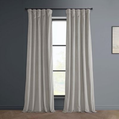 Heritage Plush Velvet Room Darkening Curtain