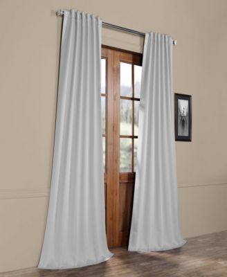 Exclusive Fabrics & Furnishings Blackout Curtain Panel, 50" X 108" - Macy's