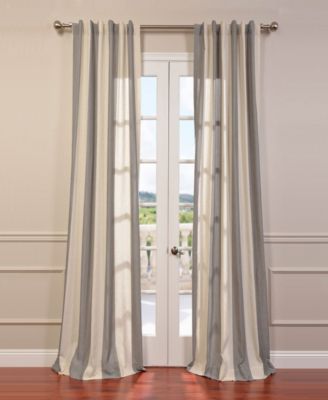 Exclusive Fabrics & Furnishings Del Mar Linen Blend Stripe 50" X 84 ...