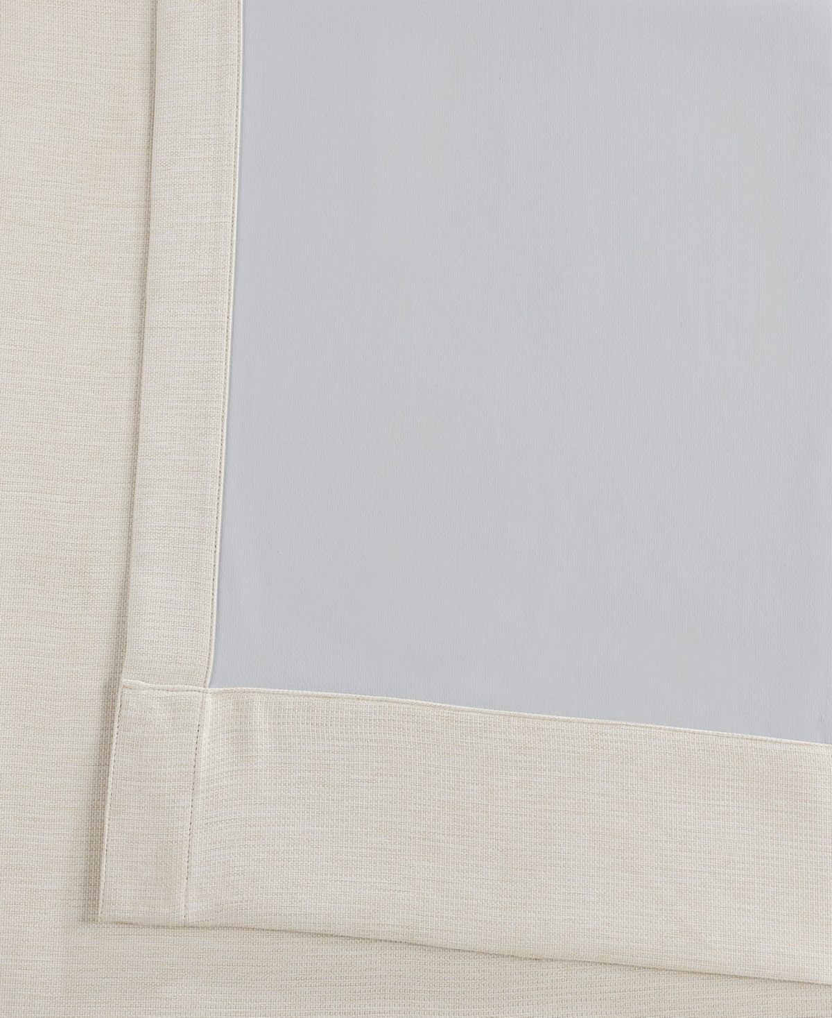Half Price Drapes Oat Cream Textured Bellino Room Darkening Curtain In Cream