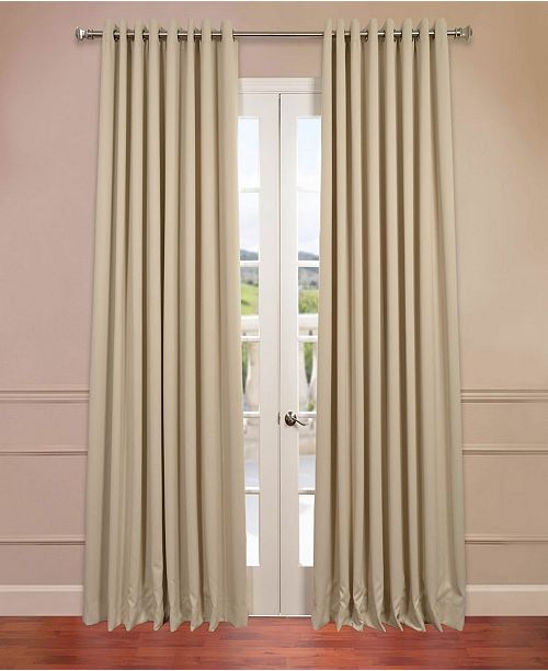 Exclusive Fabrics Furnishings Grommet Extra Wide Blackout 100 X
