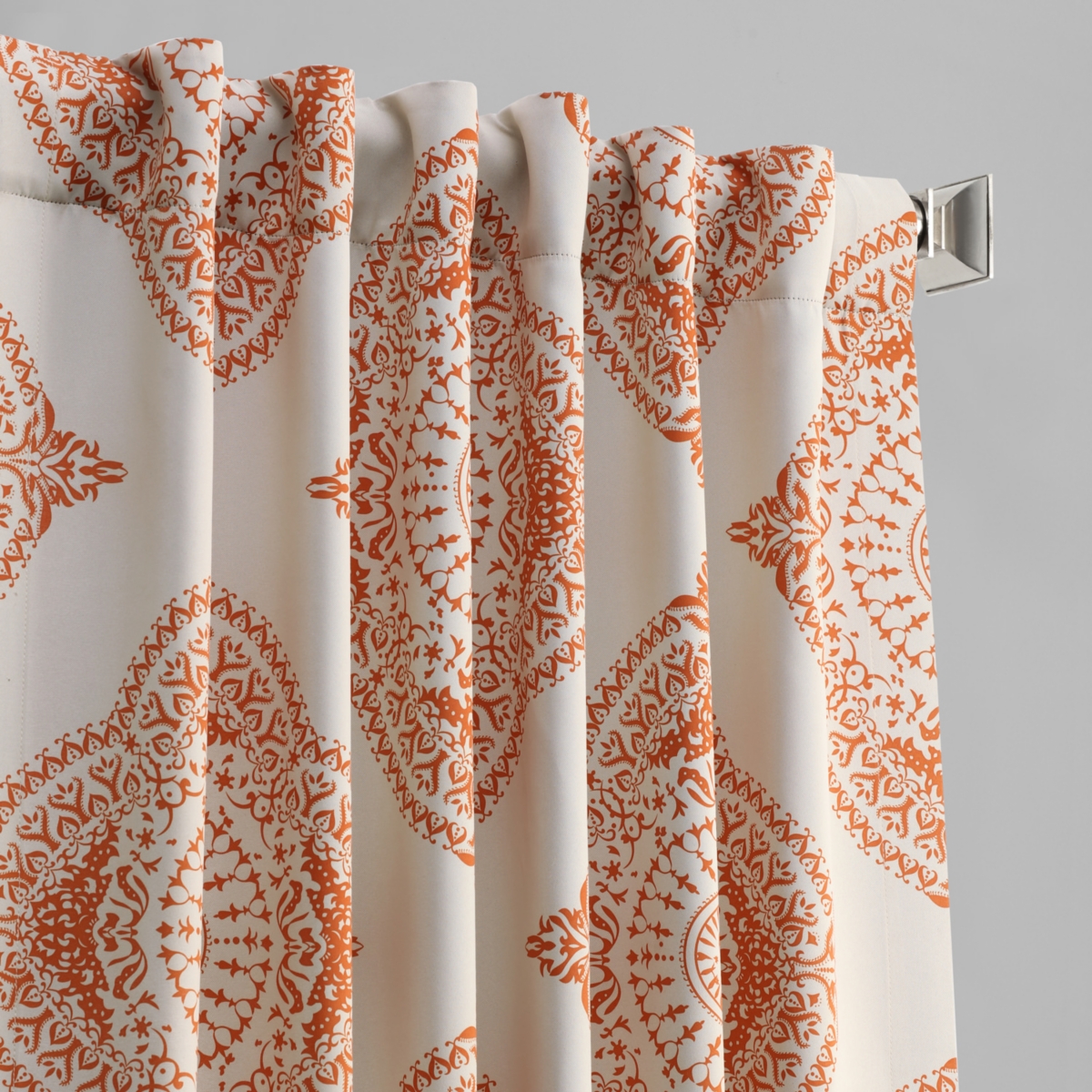 Half Price Drapes Henna Emblem Room Darkening Curtain