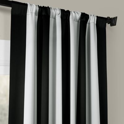 Awning Striped Room Darkening Curtain