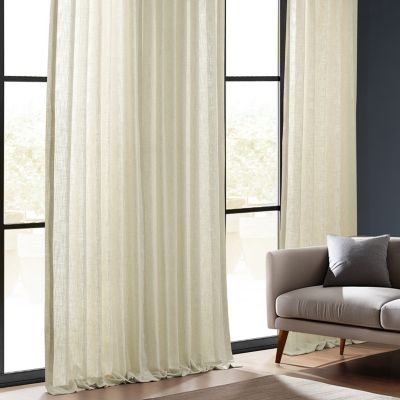 Barley Heavy Faux Linen Curtain