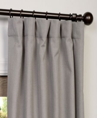 Heavy Faux Linen Curtain